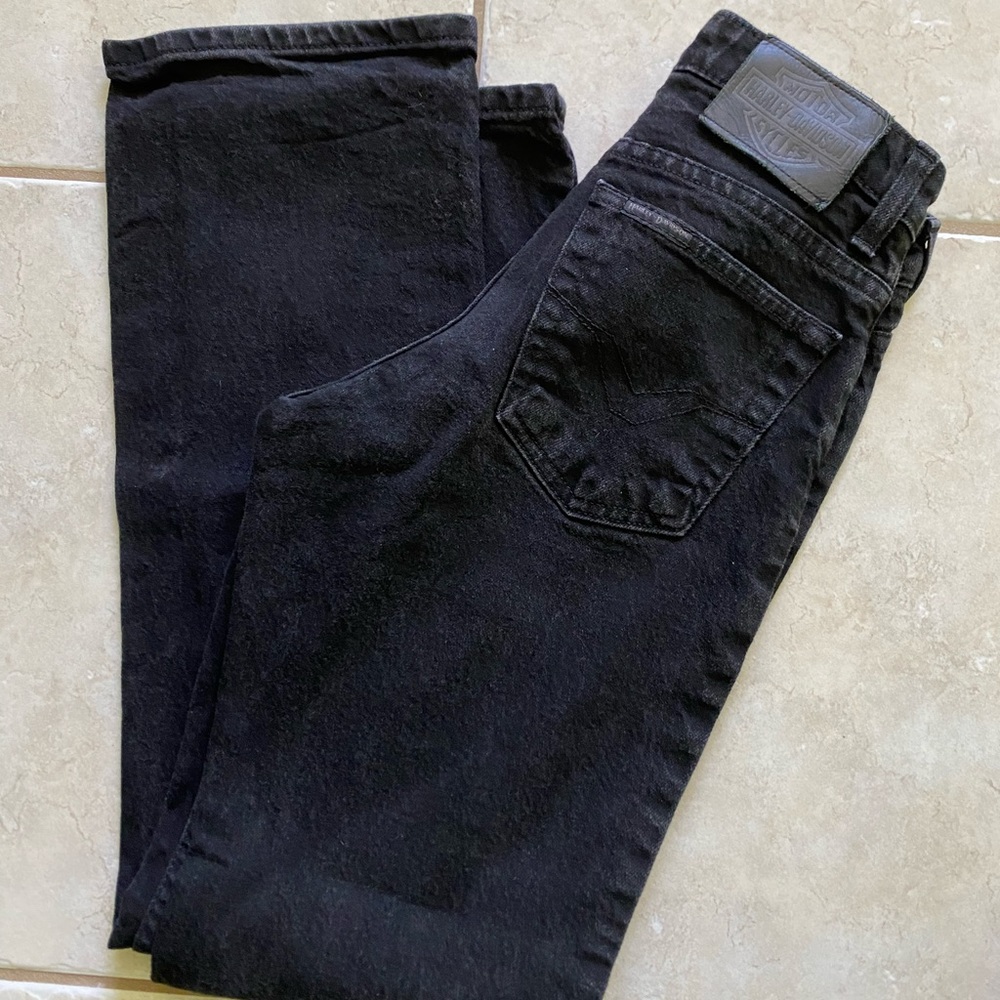 Harley Davidson black jeans